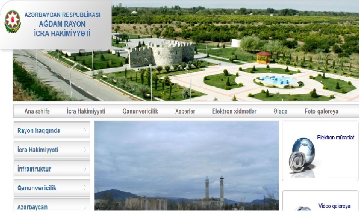 Ağdam Rayon İcra Hakimiyyəti www.agdam-ih.gov.az domen adlı İnternet saytının monitorinqinin yekunu /İCMAL/