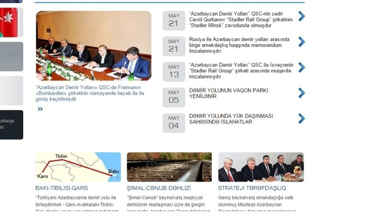 Azərbaycan Dəmir Yolları QSC-nin www.addy.gov.az domen adlı İnternet saytının fəaliyyətinin təkmilləşdirilməsi ilə bağlı TÖVSİYƏLƏR
